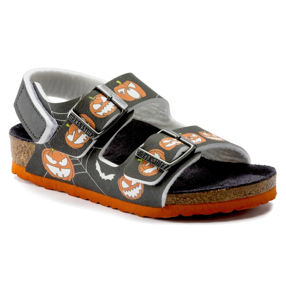 Birkenstock Milano Kids - Birko-Flor - Halloween Pumpkin Black